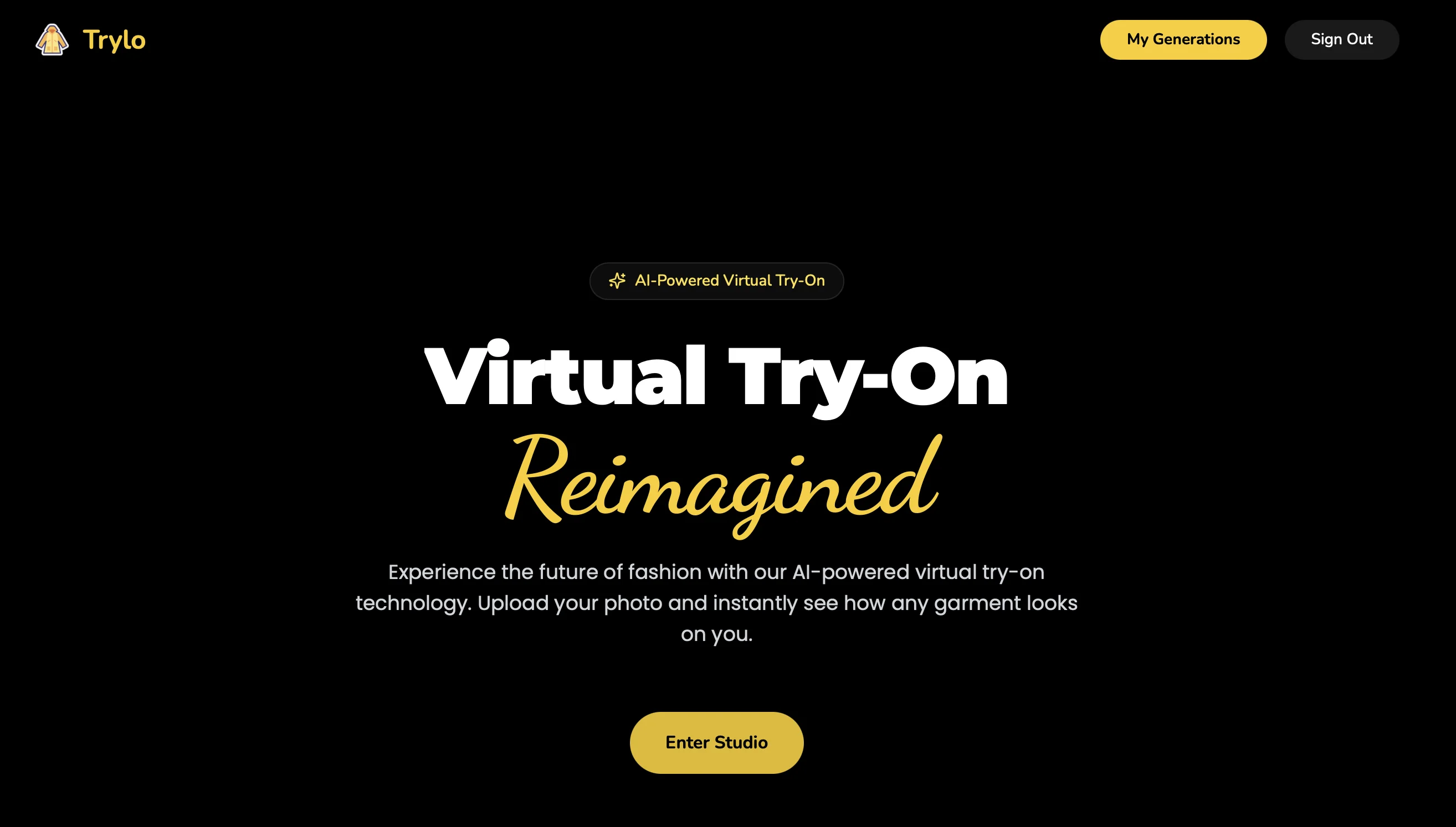 Trylo - Virtual Try-On Screenshot